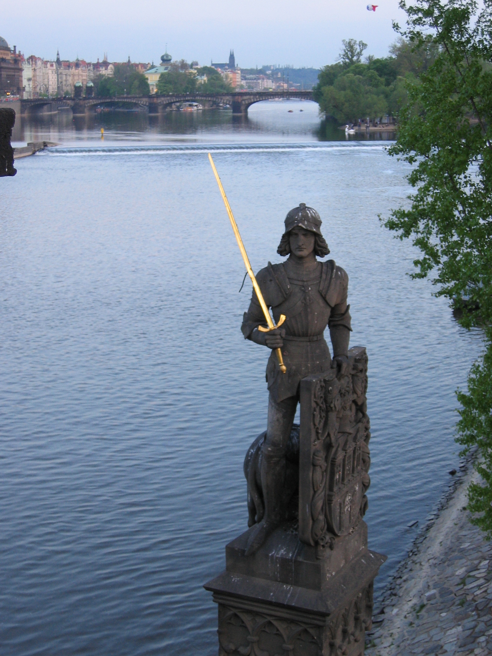 Praga, 2004. Estatua