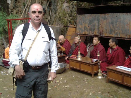 Nepal, 2004. Dentro de Monasterio