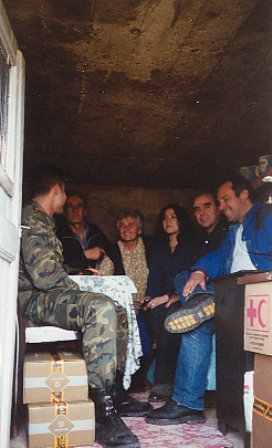 Sarajevo, 2004. Depósito de agua convertido en vivienda